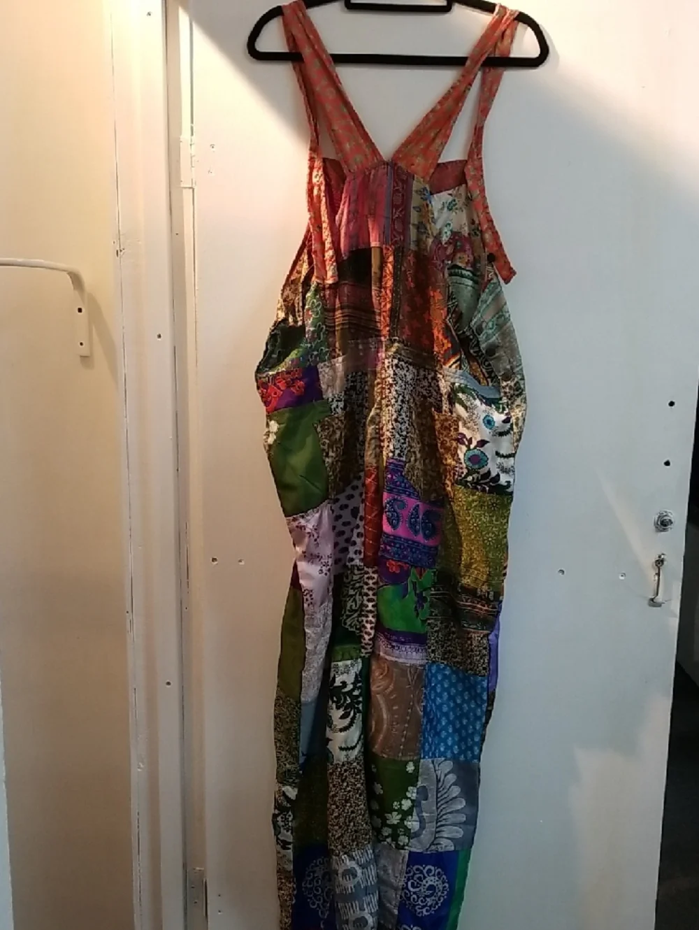 Bohemian Patchwork Overalls - Multicolor - Picture 5 of 6